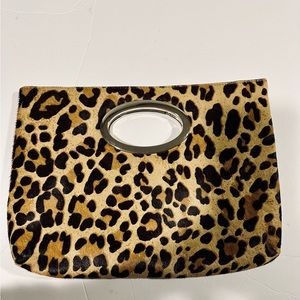 Donald pliner pony hair clutch